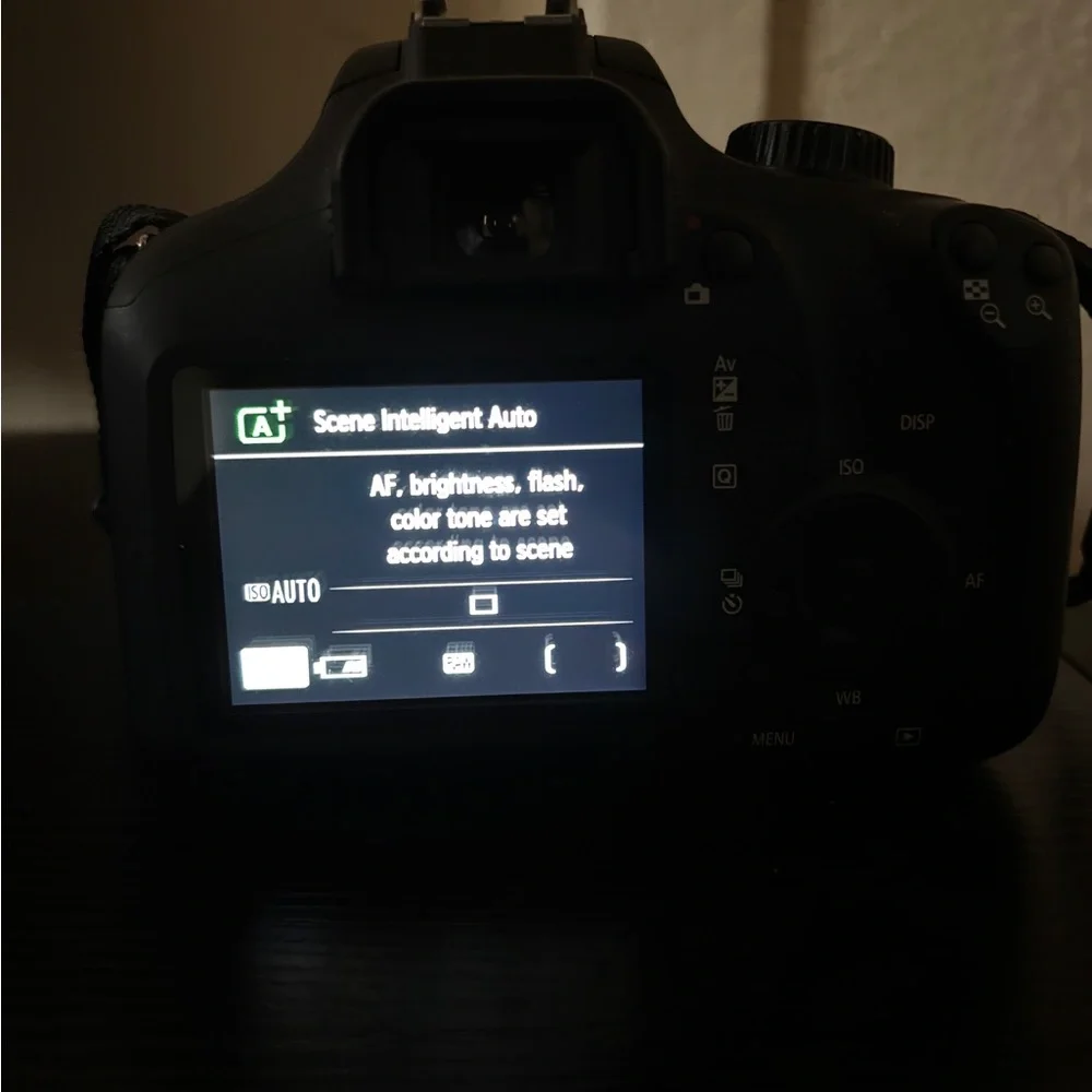 Canon EOS Rebel T6 Black DSLR Camera
